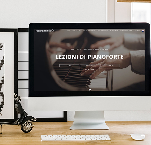 Servizi Web 8 | Agenzia di Comunicazione Milano | Novara | Varese | Ravenna Sito Web Insegnante Pianoforte